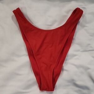 Wild Fable High Waisted Red Bikini Bottom